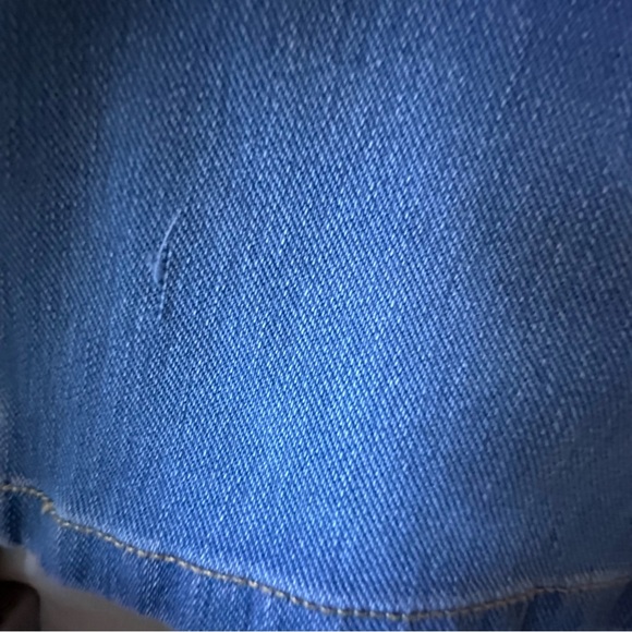 Halara Wide Leg Jeans XL Regular Blue Stretch Denim High Rise - Picture 8 of 10